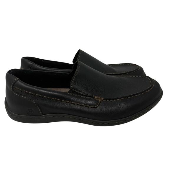 Born Moc Toe Slip On Loafers Men’s 10 Brown Leather H44103 - Picture 1 of 8